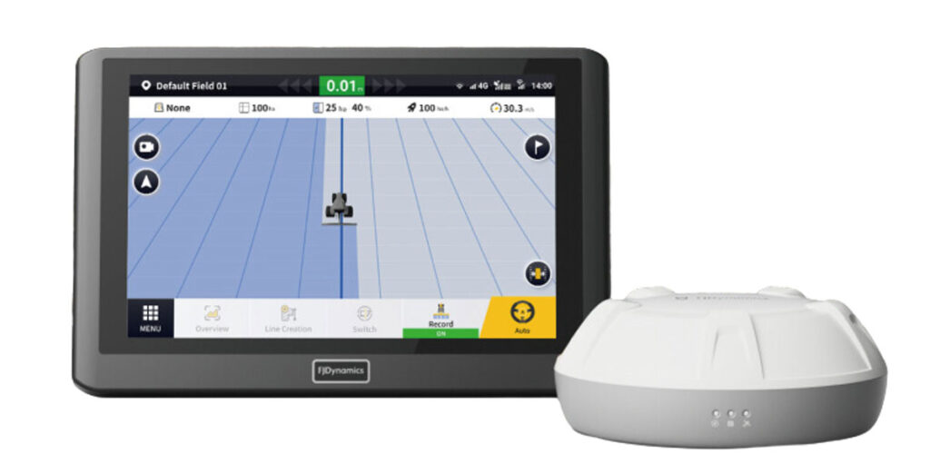 Lenksystem für vorgerüstete Maschinen, RTK, GNSS, FJDynamics, AS2