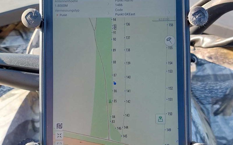 Smartantenne, Vermessung, Felddatenerhebung, RTK, Quad, digital