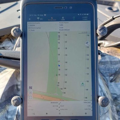 Smartantenne, Vermessung, Felddatenerhebung, RTK, Quad, digital